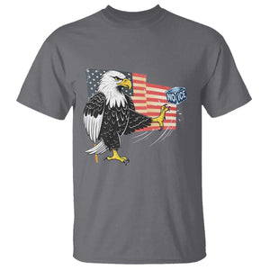 Solidarity With Minneapolis T Shirt American Eagle No Ice Please Support TS12 Charcoal Print Your Wear