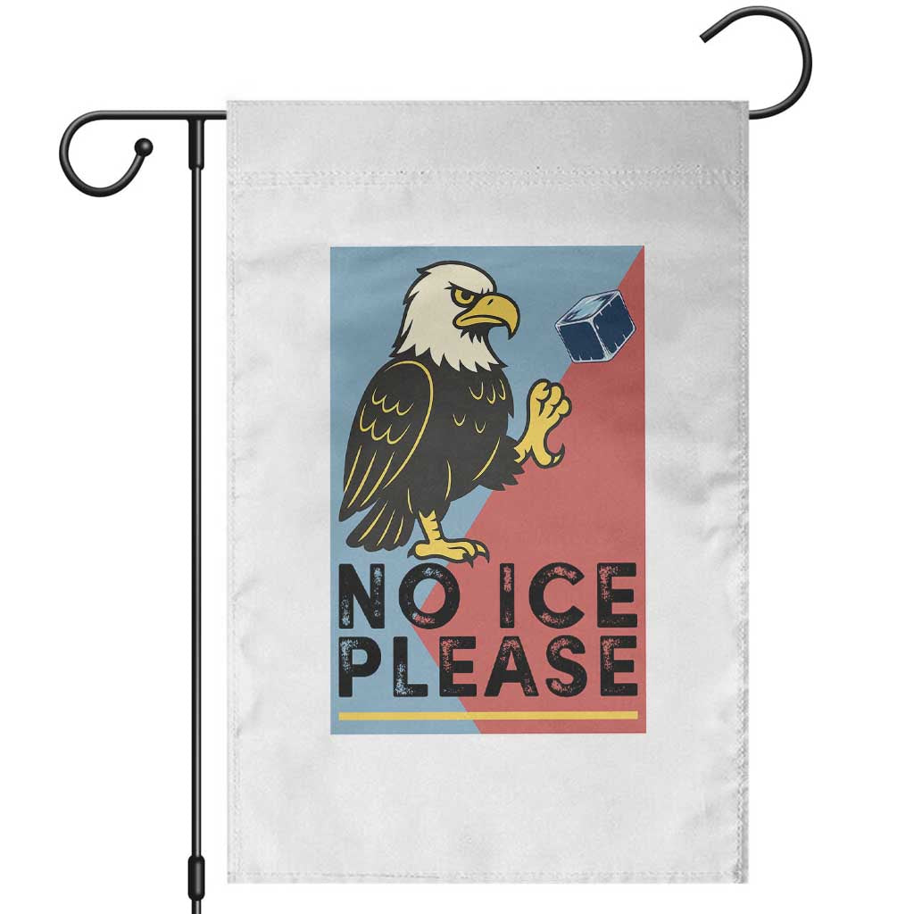 American Eagle No Ice Please Garden Flag Minnesota Protest Support Gift TS12 White Print Your Wear