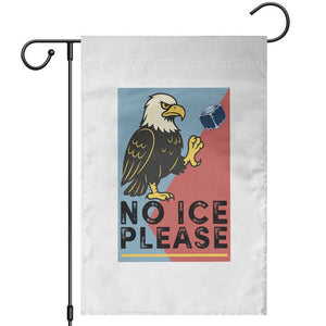 American Eagle No Ice Please Garden Flag Minnesota Protest Support Gift TS12 White Print Your Wear
