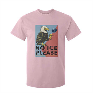 American Eagle No Ice Please T Shirt For Kid Minnesota Protest Support Gift TS12 Light Pink Print Your Wear
