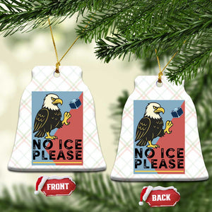 American Eagle No Ice Please Ceramic Ornament Minnesota Protest Support Gift TS12 Print Your Wear