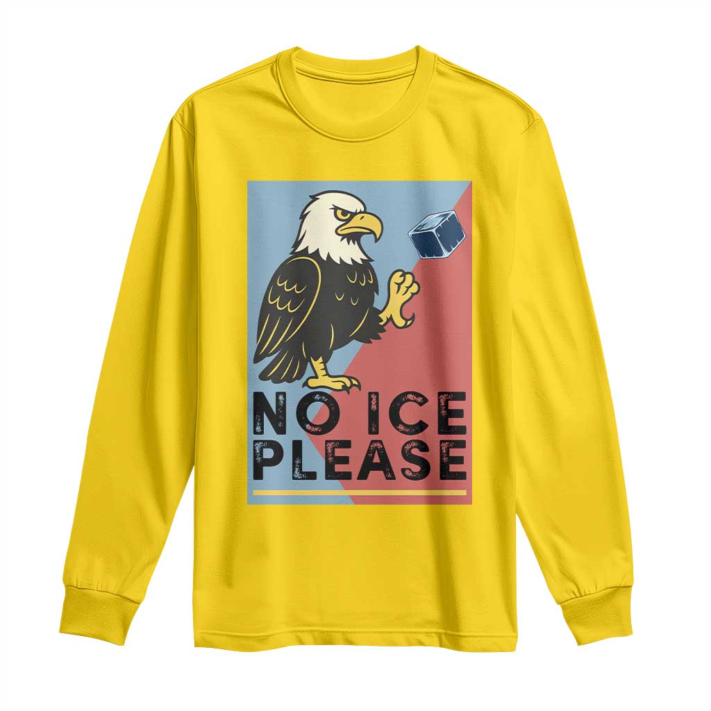 American Eagle No Ice Please Long Sleeve Shirt Minnesota Protest Support Gift TS12 Daisy Print Your Wear