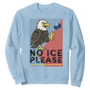 American Eagle No Ice Please Sweatshirt Minnesota Protest Support Gift TS12 Light Blue Print Your Wear