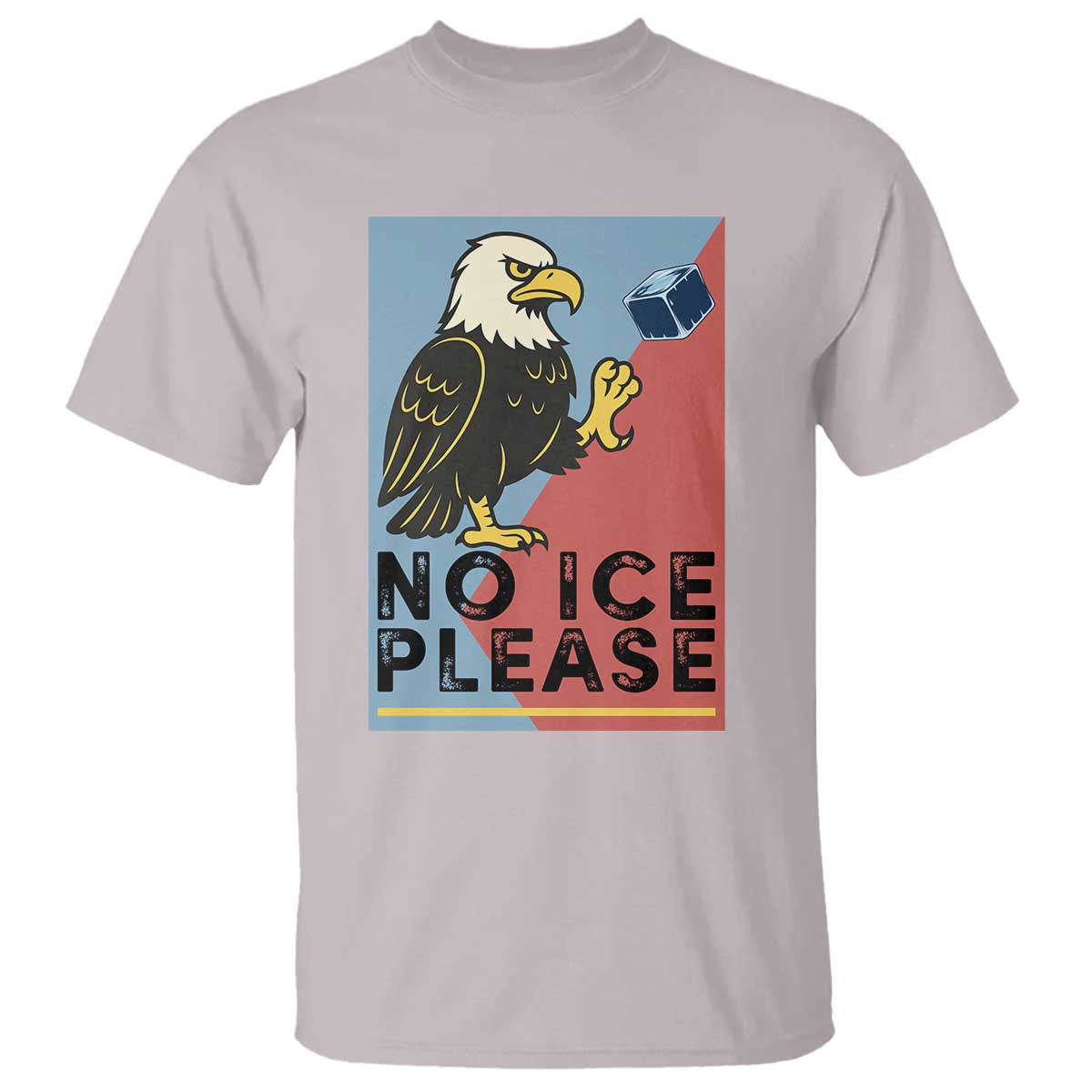 American Eagle No Ice Please T Shirt Minnesota Protest Support Gift TS12 Ice Gray Print Your Wear
