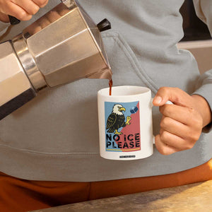 American Eagle No Ice Please Coffee Mug Minnesota Protest Support Gift TS12 Print Your Wear