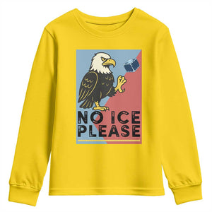 American Eagle No Ice Please Youth Sweatshirt Minnesota Protest Support Gift TS12 Daisy Print Your Wear