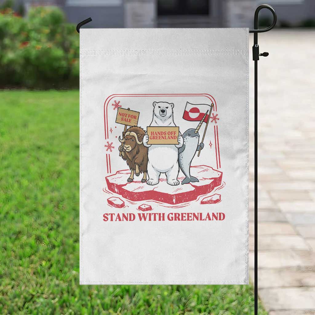 Hands Off Greenland Garden Flag Support Greenlander Gift TS12 Print Your Wear