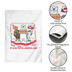 Hands Off Greenland Garden Flag Support Greenlander Gift TS12 Print Your Wear