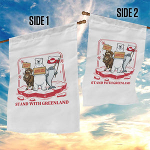 Hands Off Greenland Garden Flag Support Greenlander Gift TS12 Print Your Wear