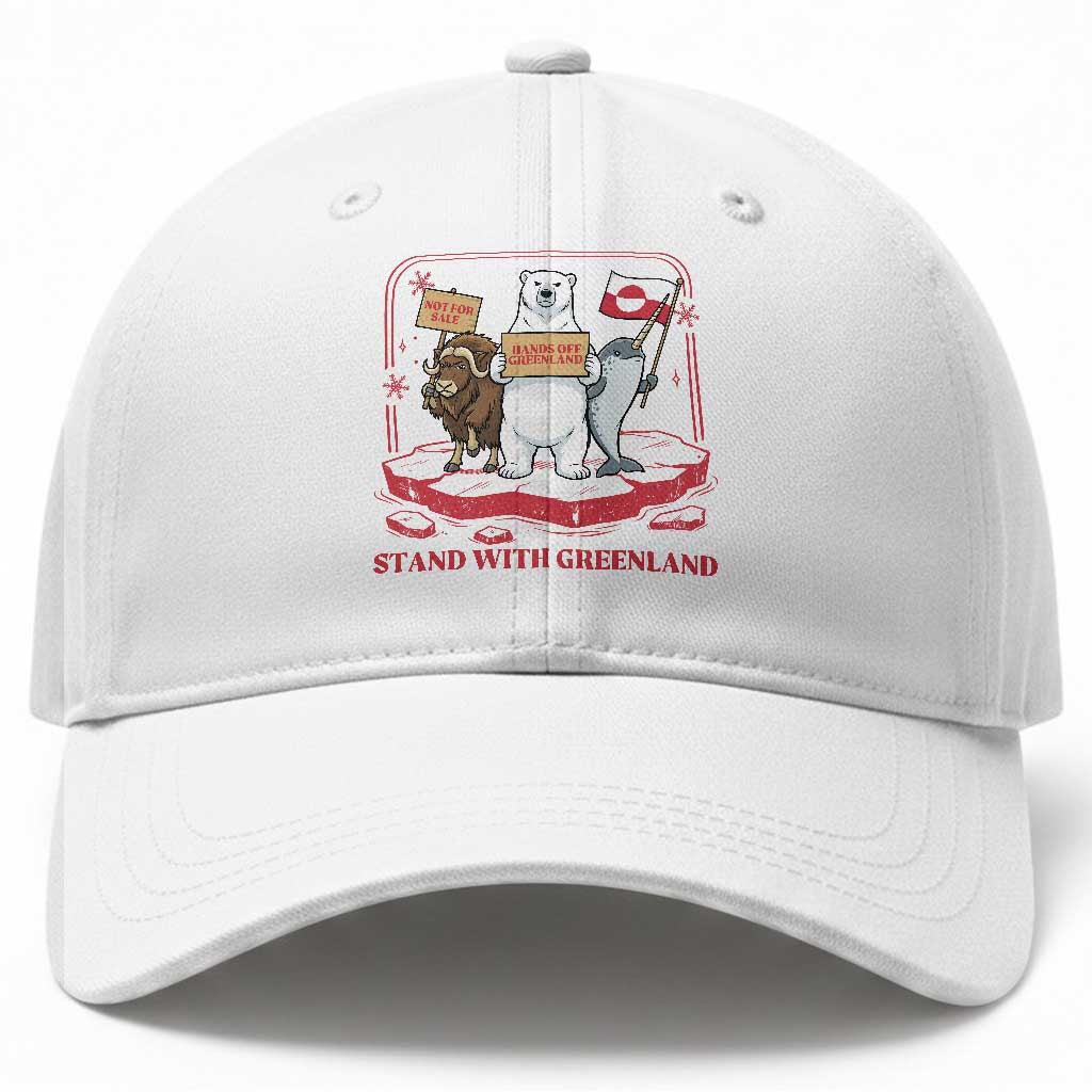 Hands Off Greenland Baseball Cap Support Greenlander Gift TS12 Print Your Wear