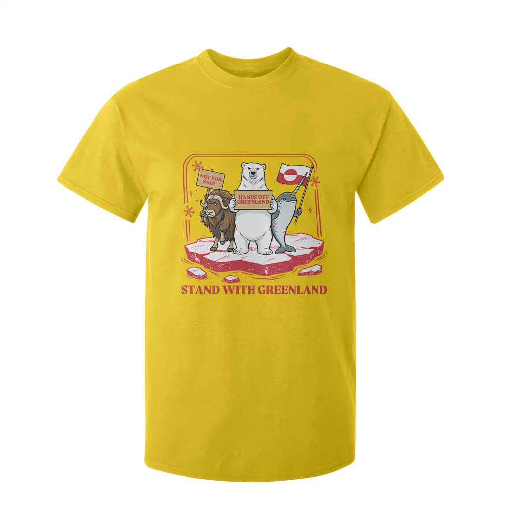 Hands Off Greenland T Shirt For Kid Support Greenlander Gift TS12 Daisy Print Your Wear