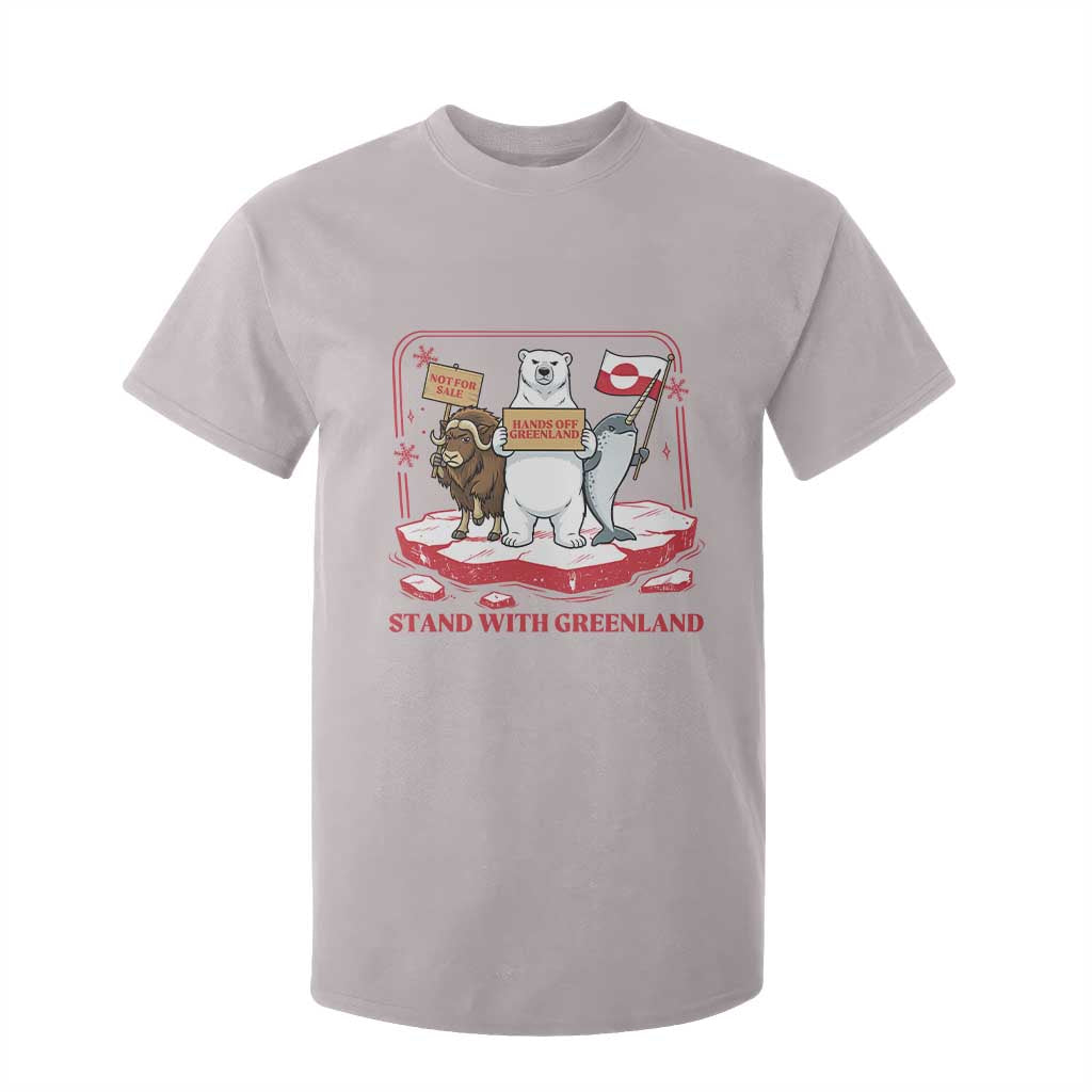 Hands Off Greenland T Shirt For Kid Support Greenlander Gift TS12 Ice Gray Print Your Wear
