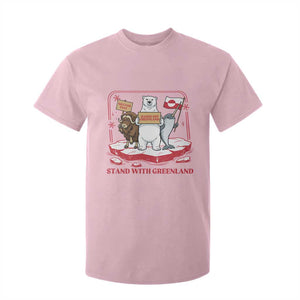 Hands Off Greenland T Shirt For Kid Support Greenlander Gift TS12 Light Pink Print Your Wear