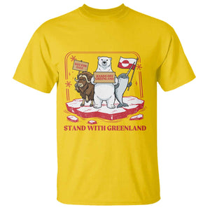 Hands Off Greenland T Shirt Support Greenlander Gift TS12 Daisy Print Your Wear