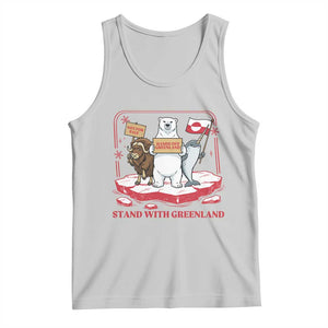 Hands Off Greenland Tank Top Support Greenlander Gift TS12 Ash Print Your Wear
