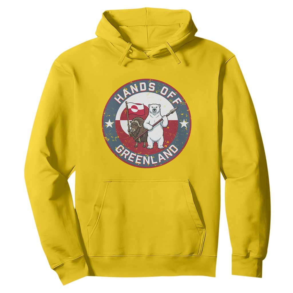 Hands Off Greenland Hoodie Anti Authoritarian Political Gag Gift TS12 Daisy Print Your Wear