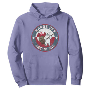 Hands Off Greenland Hoodie Anti Authoritarian Political Gag Gift TS12 Violet Print Your Wear