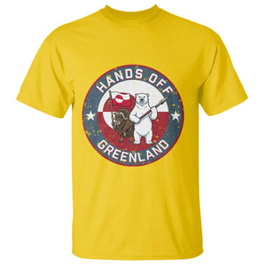 Hands Off Greenland T Shirt Anti Authoritarian Political Gag Gift TS12 Daisy Print Your Wear
