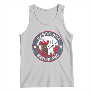 Hands Off Greenland Tank Top Anti Authoritarian Political Gag Gift TS12 Ash Print Your Wear