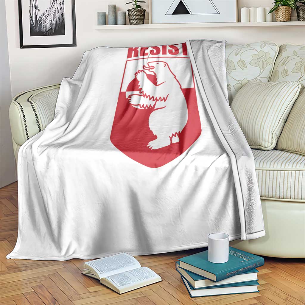 Greenland Resist Throw Blanket Stand With Greenlanders TS12 Print Your Wear