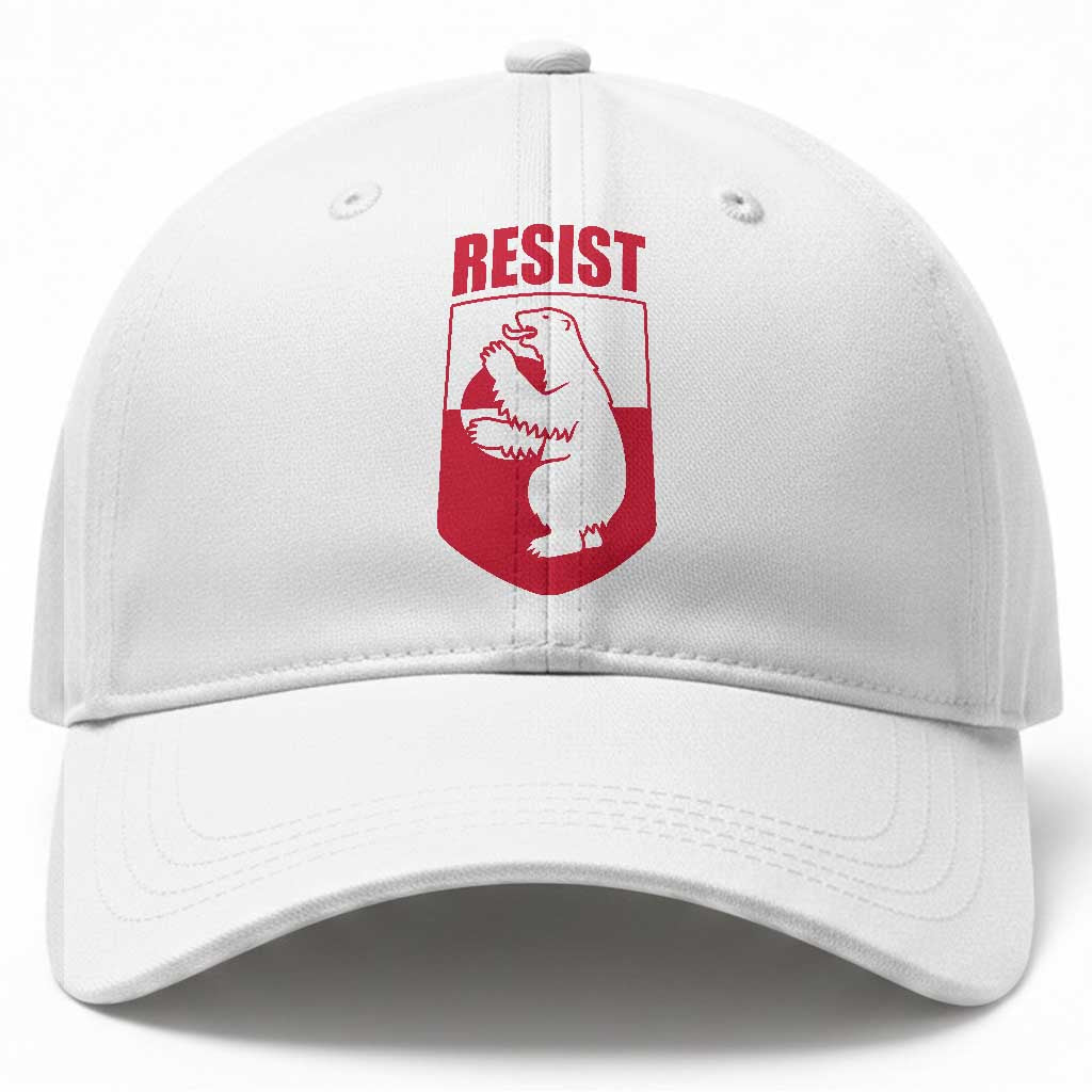 Greenland Resist Baseball Cap Stand With Greenlanders TS12 Print Your Wear