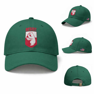 Greenland Resist Baseball Cap Stand With Greenlanders TS12 Baseball Cap Universal Fit Irish Green Print Your Wear