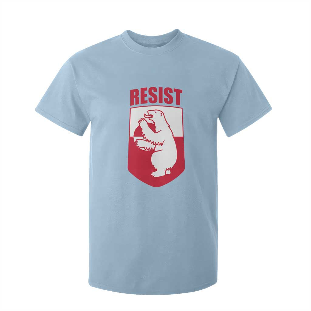 Greenland Resist T Shirt For Kid Stand With Greenlanders TS12 Light Blue Print Your Wear