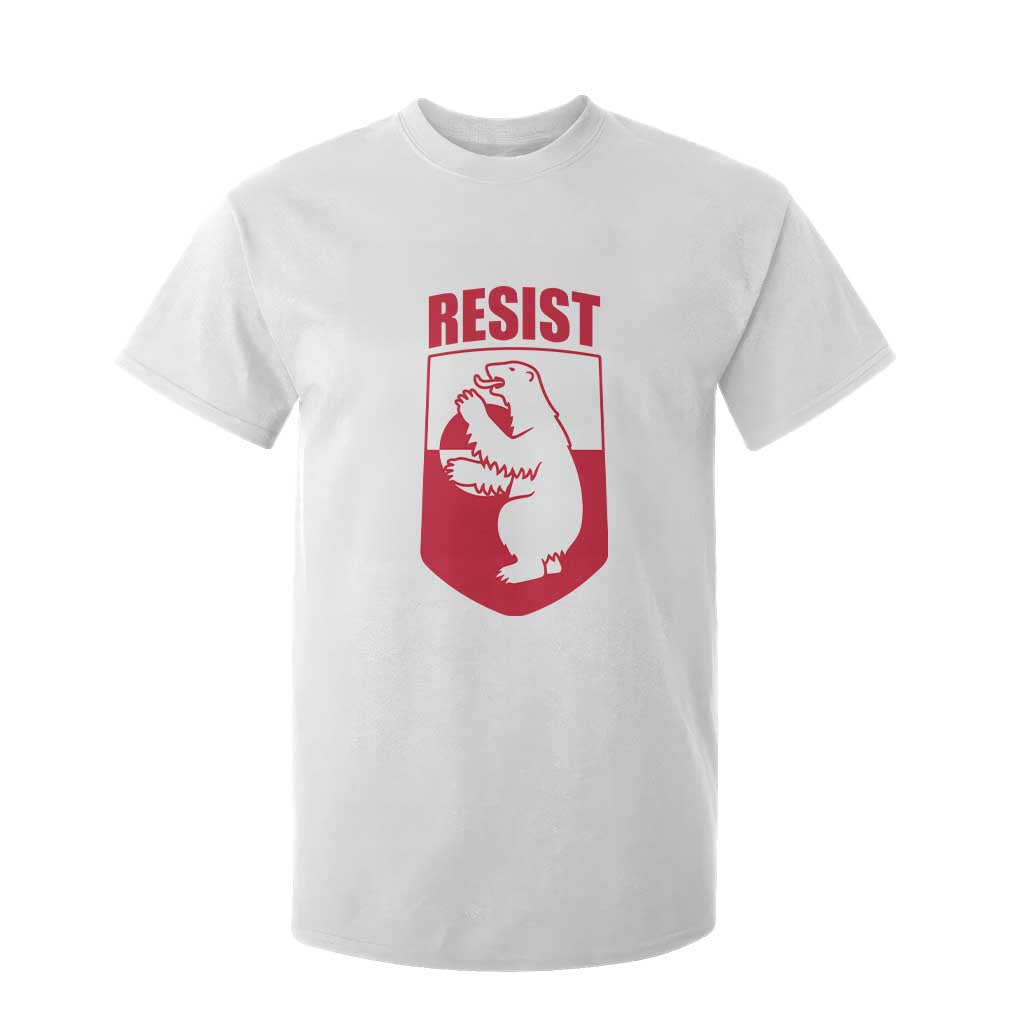 Greenland Resist T Shirt For Kid Stand With Greenlanders TS12 White Print Your Wear