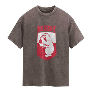 Greenland Resist Washed Cotton T-Shirt Stand With Greenlanders