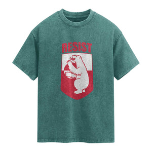 Greenland Resist Washed Cotton T-Shirt Stand With Greenlanders