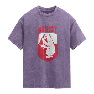 Greenland Resist Washed Cotton T-Shirt Stand With Greenlanders