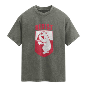 Greenland Resist Washed Cotton T-Shirt Stand With Greenlanders