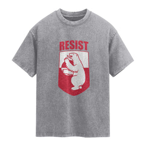 Greenland Resist Washed Cotton T-Shirt Stand With Greenlanders