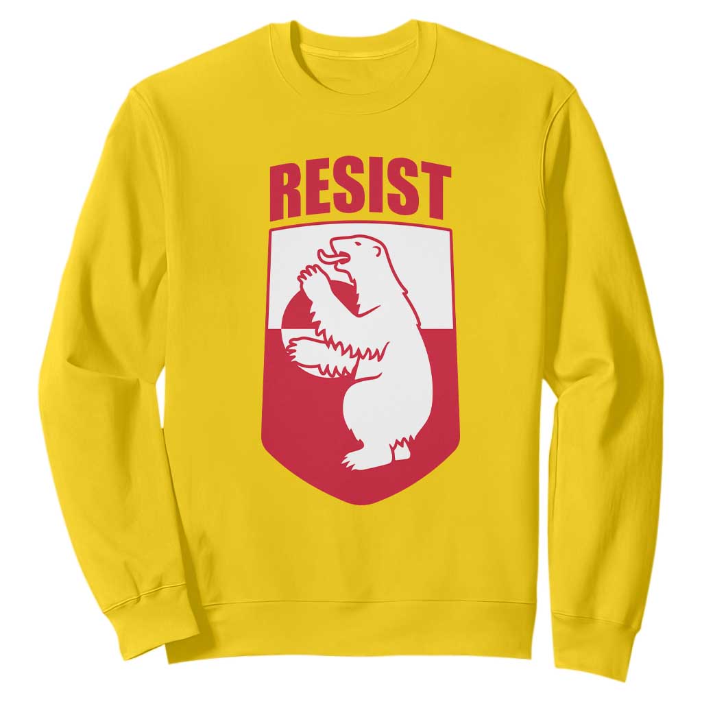 Greenland Resist Sweatshirt Stand With Greenlanders TS12 Daisy Print Your Wear
