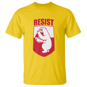 Greenland Resist T Shirt Stand With Greenlanders TS12 Daisy Print Your Wear
