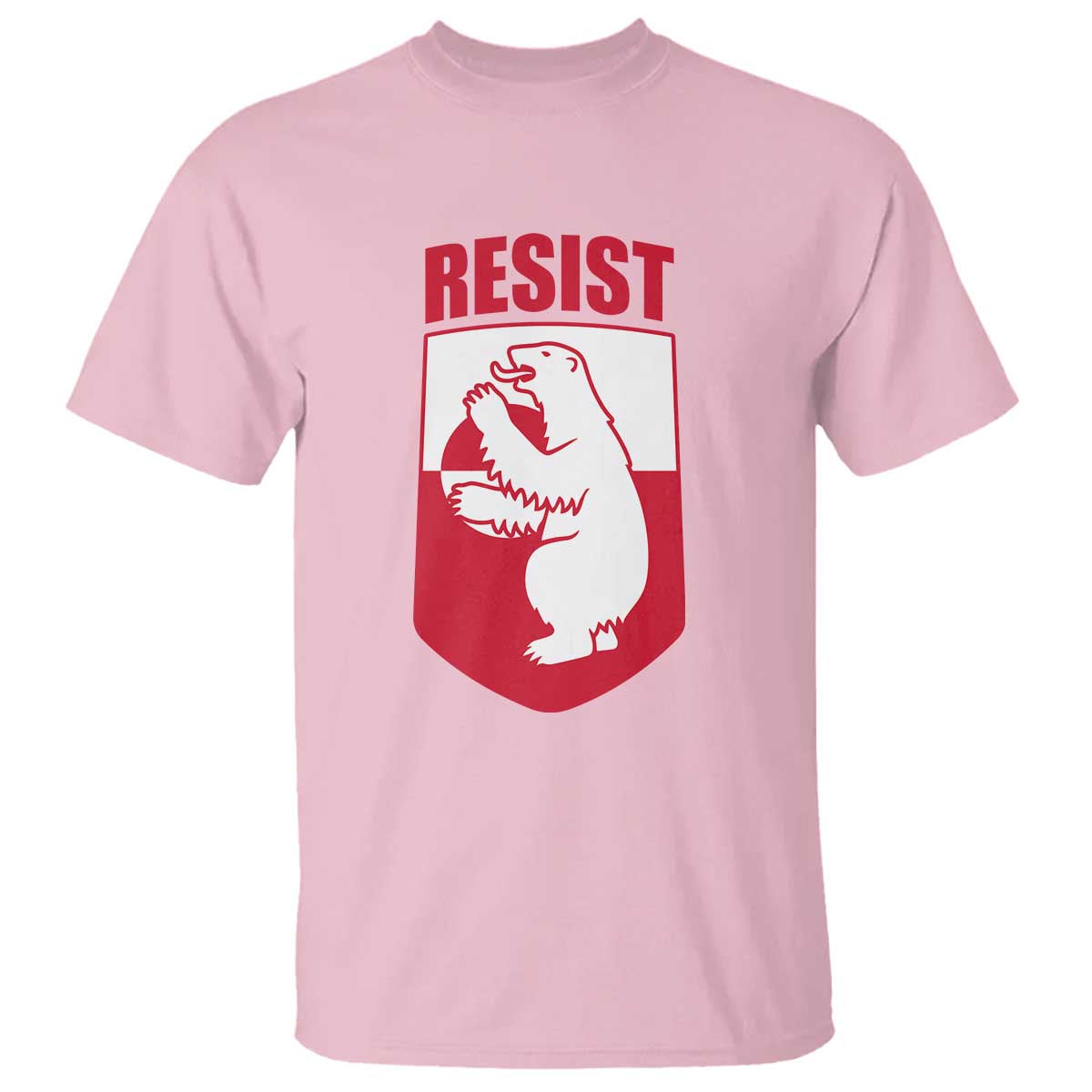 Greenland Resist T Shirt Stand With Greenlanders TS12 Light Pink Print Your Wear