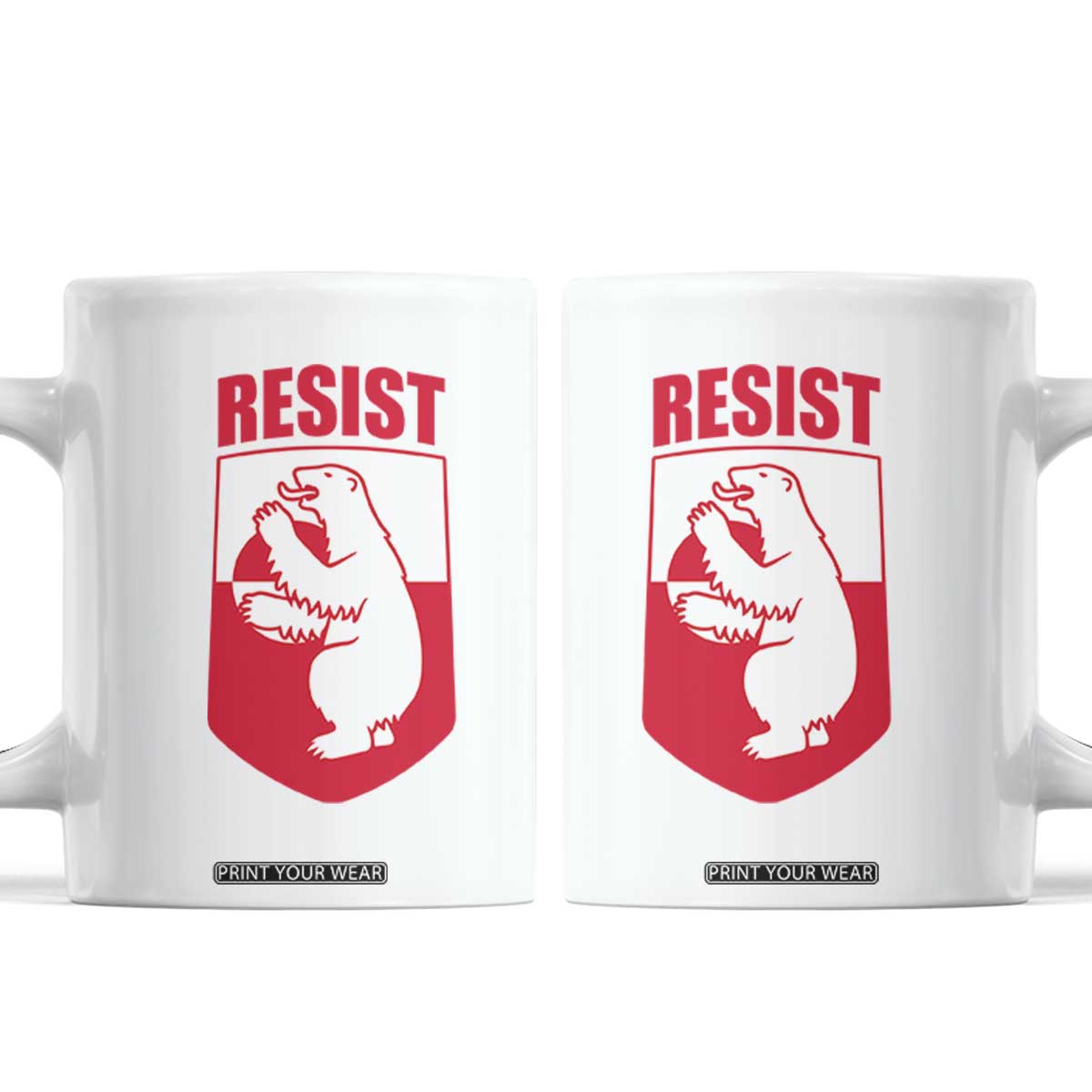 Greenland Resist Coffee Mug Stand With Greenlanders TS12 White Print Your Wear