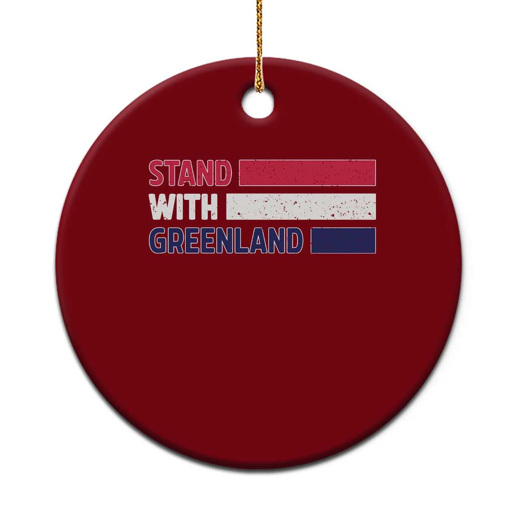 Vintage Retro Stand With Greenland Ceramic Ornament Support Greenlander Gift TS12 1pc Red Print Your Wear