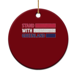Vintage Retro Stand With Greenland Ceramic Ornament Support Greenlander Gift TS12 1pc Red Print Your Wear
