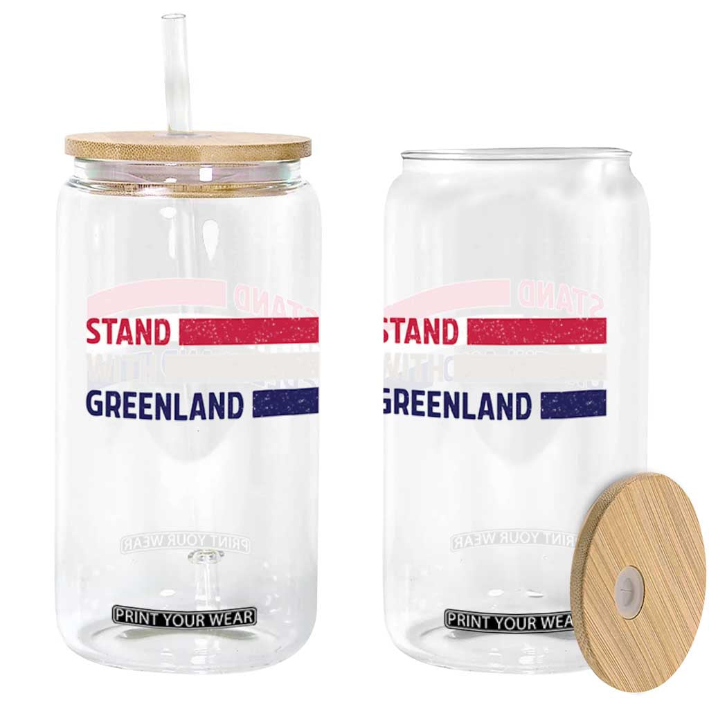 Vintage Retro Stand With Greenland Glass Can Support Greenlander Gift TS12 Print Your Wear
