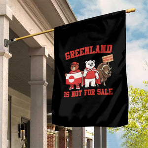 Greenland Is Not For Sale Garden Flag Greenland Lover Support TS12 Print Your Wear