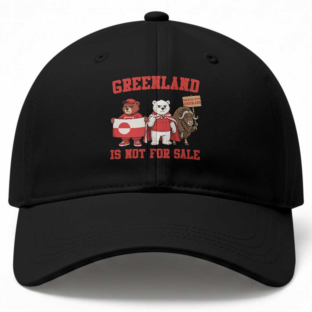 Greenland Is Not For Sale Baseball Cap Greenland Lover Support TS12 Print Your Wear