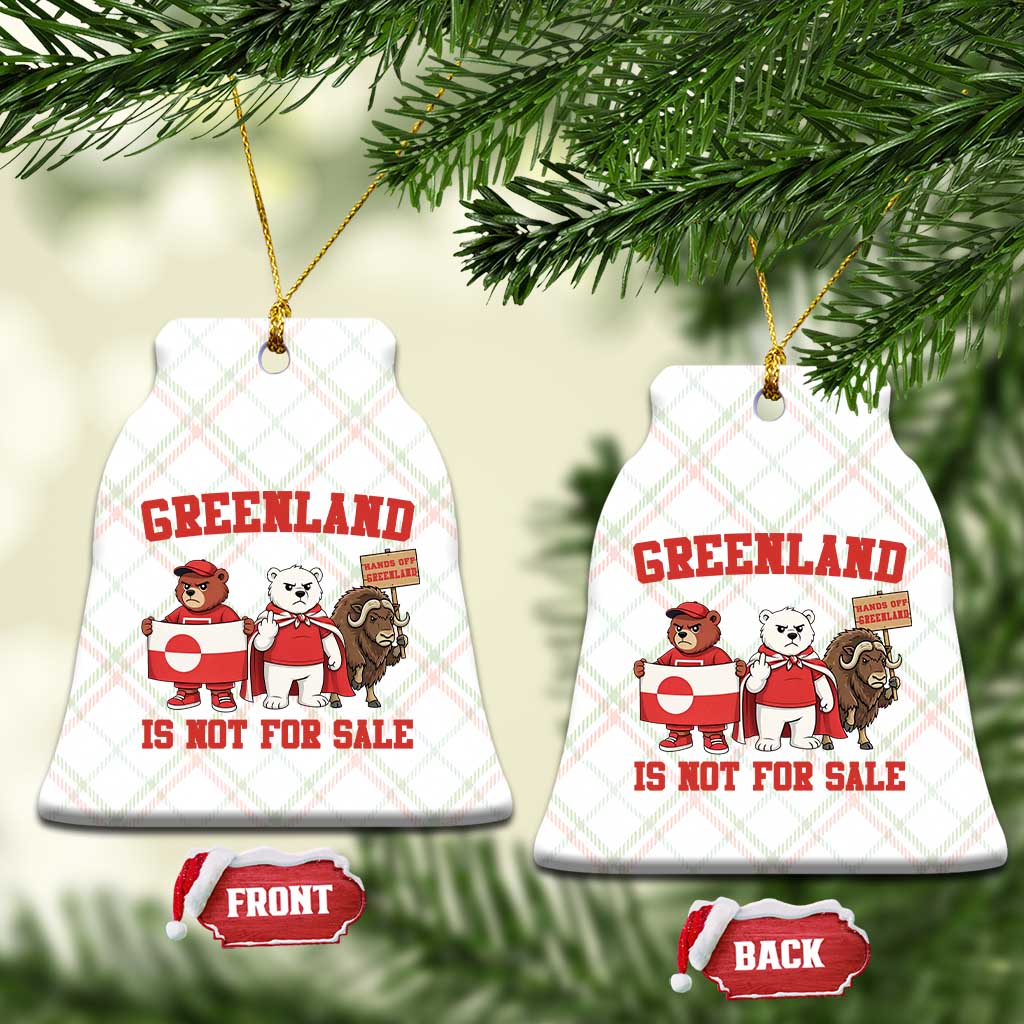 Greenland Is Not For Sale Ceramic Ornament Greenland Lover Support TS12 Print Your Wear