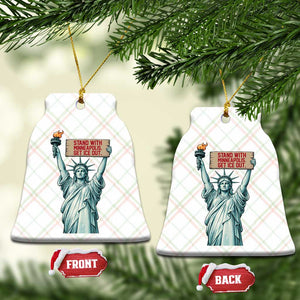 Stand With Minneapolis Ceramic Ornament Statue Of Liberty Torch Justice Support TS12 Print Your Wear