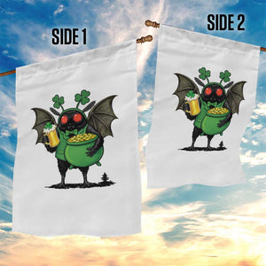 Funny Mothman Garden Flag St Patricks Day Cryptid Gift TS12 Print Your Wear