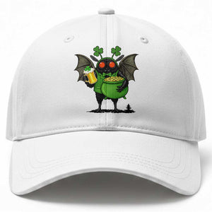 Funny Mothman Baseball Cap St Patricks Day Cryptid Gift TS12 Print Your Wear