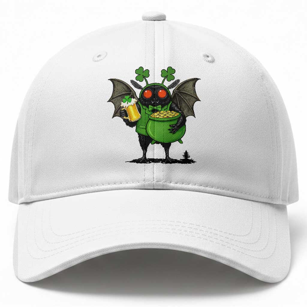 Funny Mothman Baseball Cap St Patricks Day Cryptid Gift TS12 Print Your Wear