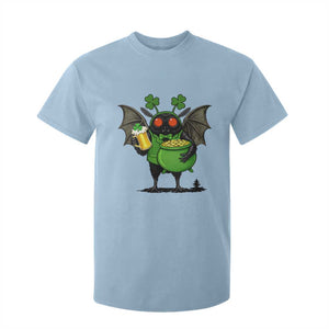 Funny Mothman T Shirt For Kid St Patricks Day Cryptid Gift TS12 Light Blue Print Your Wear