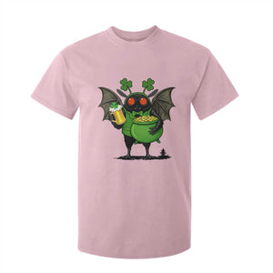 Funny Mothman T Shirt For Kid St Patricks Day Cryptid Gift TS12 Light Pink Print Your Wear