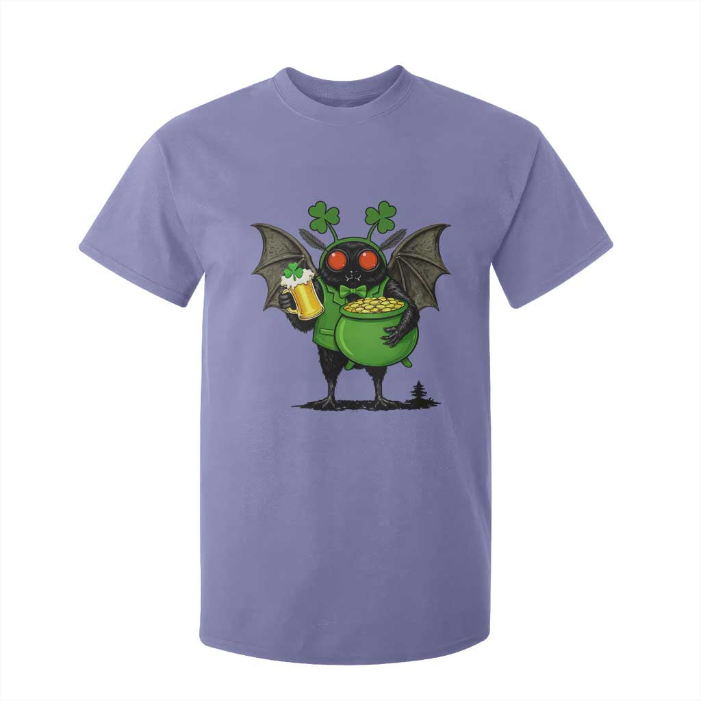Funny Mothman T Shirt For Kid St Patricks Day Cryptid Gift TS12 Violet Print Your Wear